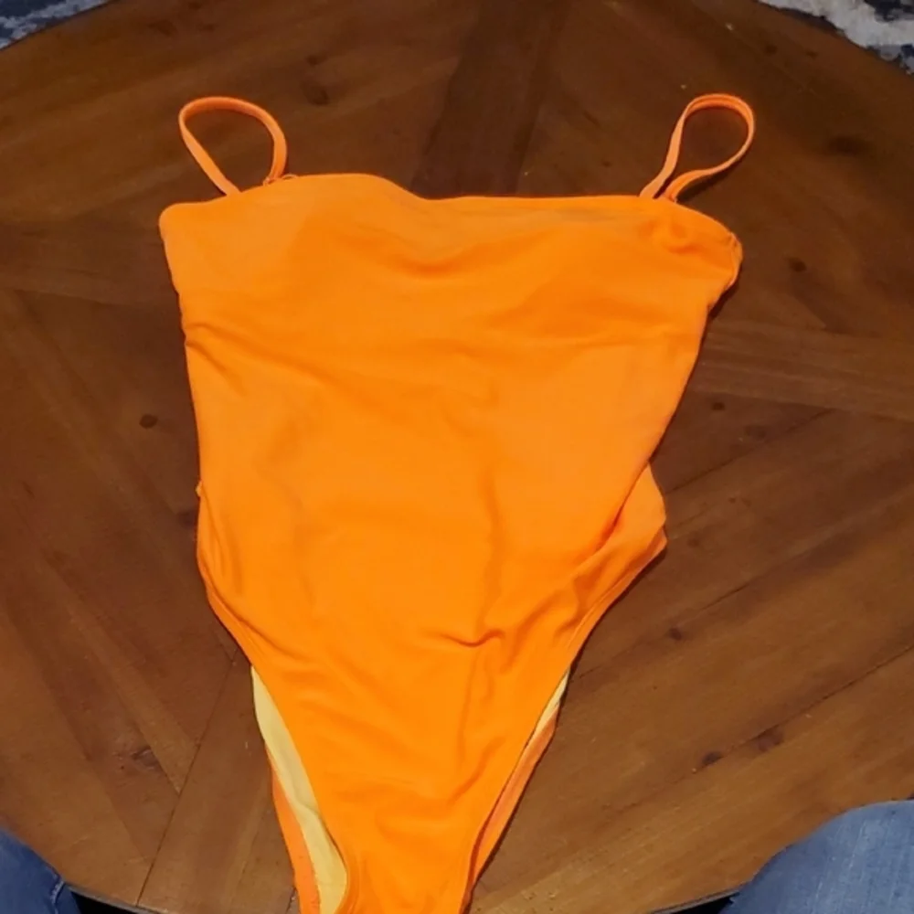 RELLECIGA Orange One Piece Swimsuit - Picture 1 of 3